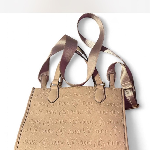 Juicy Couture Beige Shoulder Bag with Logo Detail - Picture 3 of 5